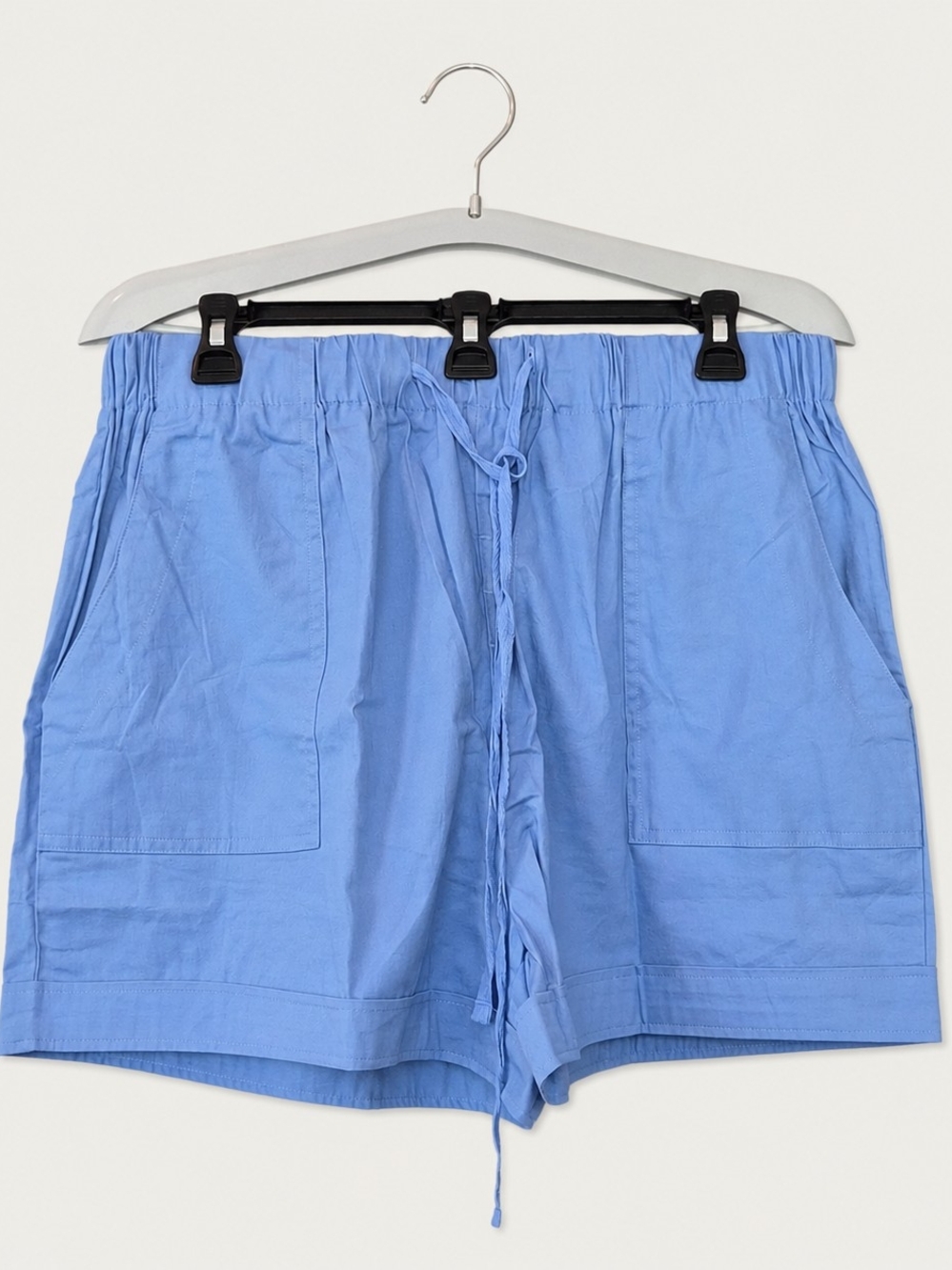 🚨 Elapsy Everyday Drawstring Women's Shorts in Periwinkle Blue - NIP - Picture 4 of 7